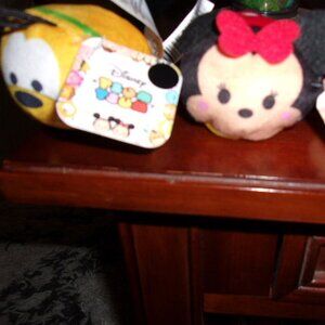 Bundle Mickey Mouse , Minnie Mouse and Pluto small Tsum Tsum stuffed animals New